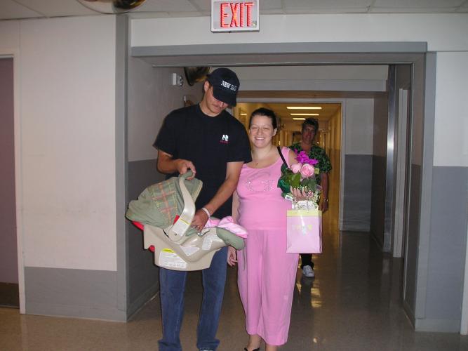 first time parents leaving the hospital